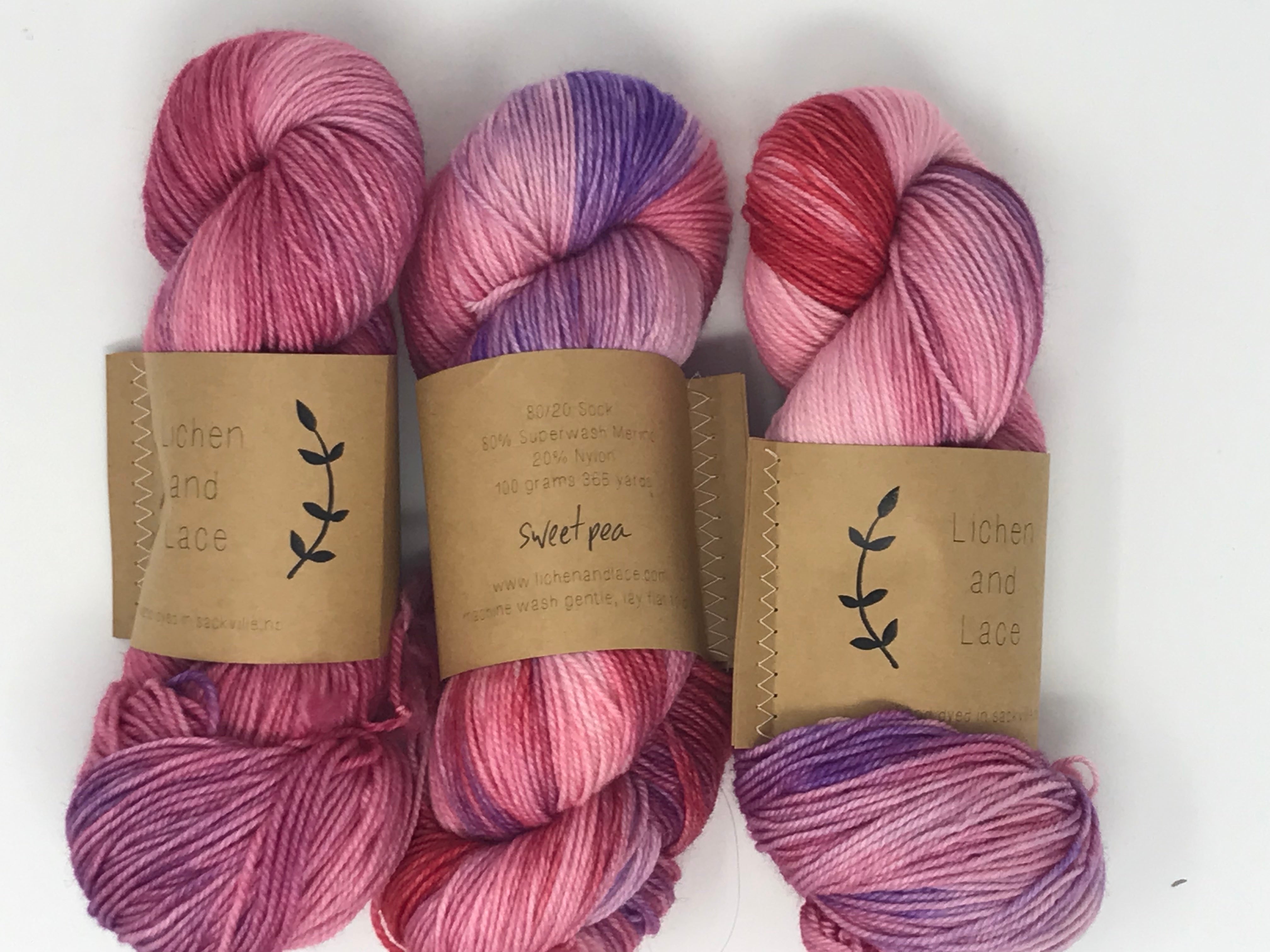 Lichen and Lace 80-20 Sock – Riverside Yarns